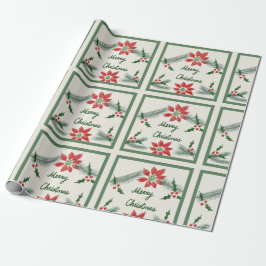 Papel de envoltura navideño