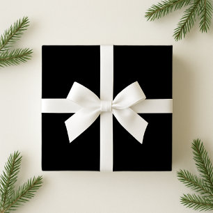 Papel de envoltura negro sólido