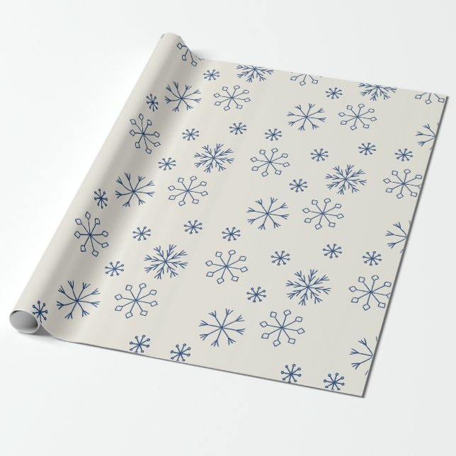 Papel de envoltura para copos de nieve (Desenrollado)