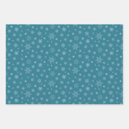 Papel de envoltura para copos de nieve