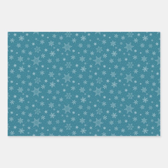 Papel de envoltura para copos de nieve (Anverso)