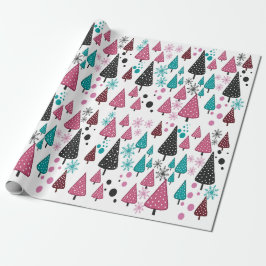Papel de envoltura rosado-Verde azulado de pequeño