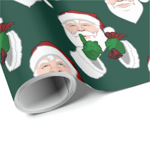 Papel de envolver a Navidades de papel de Santa Cl