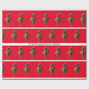 Papel de envolver al estilo Rodeo Occidental de Co