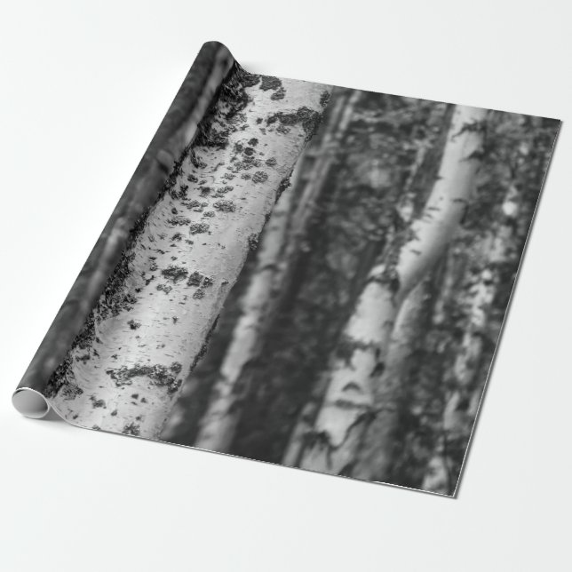 Papel de envolver clásico de los bosques de aves (Desenrollado)