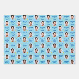 Papel de envolver color azul de Personalizado