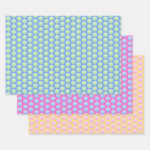 Papel de envolver con conchas de vieira vibrantes