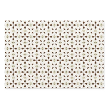 Papel de envolver con flores orgánicas, juego de 3