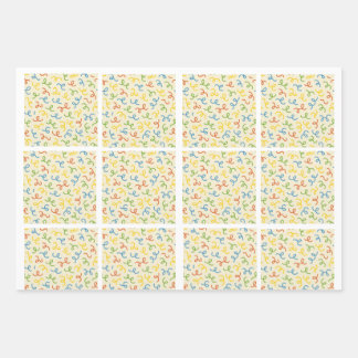 Papel de envolver con patrón de garabatos de Chef