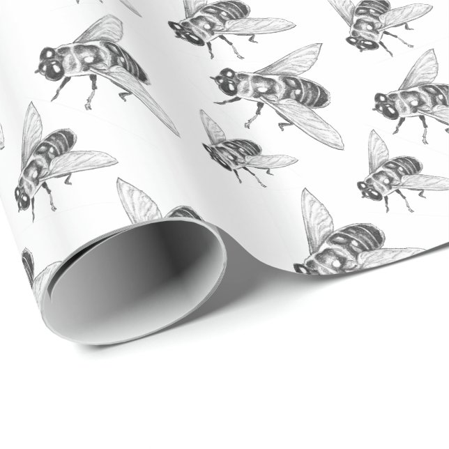 Papel de envolver de abejas de miel Papel de envol (Esquina del rollo)
