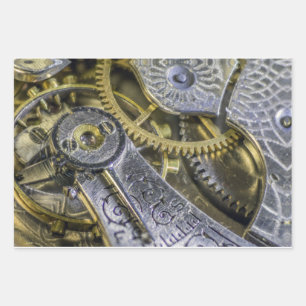 Papel de envolver de antigüedades de Watch Works
