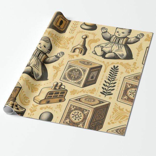 Papel de envolver de bebé ventilado (Desenrollado)