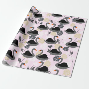 Papel de envolver de cisne