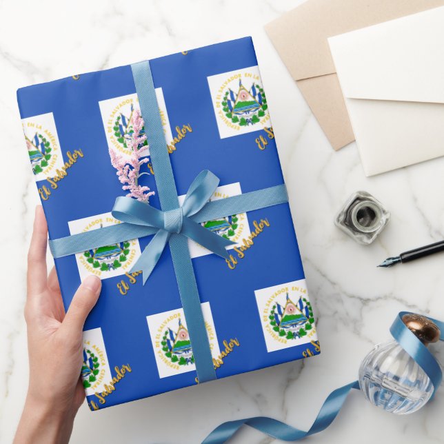 Papel de envolver de El Salvador, patriotas de la  (Regalar)