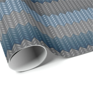 Papel de envolver de lana Azul Papel de regalo Lan