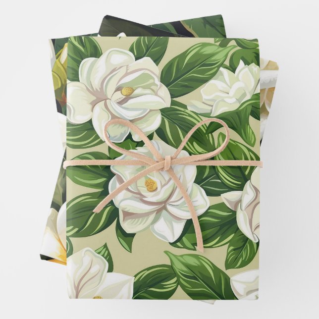 Papel de envolver de las flores de Gardenia (In situ)