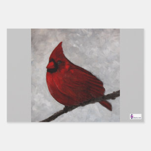 Papel de envolver de leones comunes y cardenales