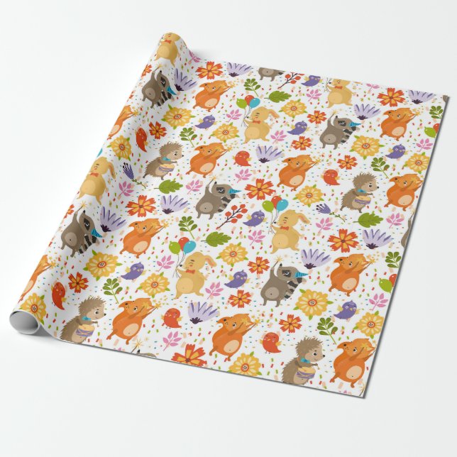 Papel de envolver de los cristales de Fiesta lindo (Desenrollado)