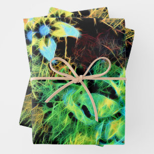 Papel de envolver de mariposa y flor Rodilius