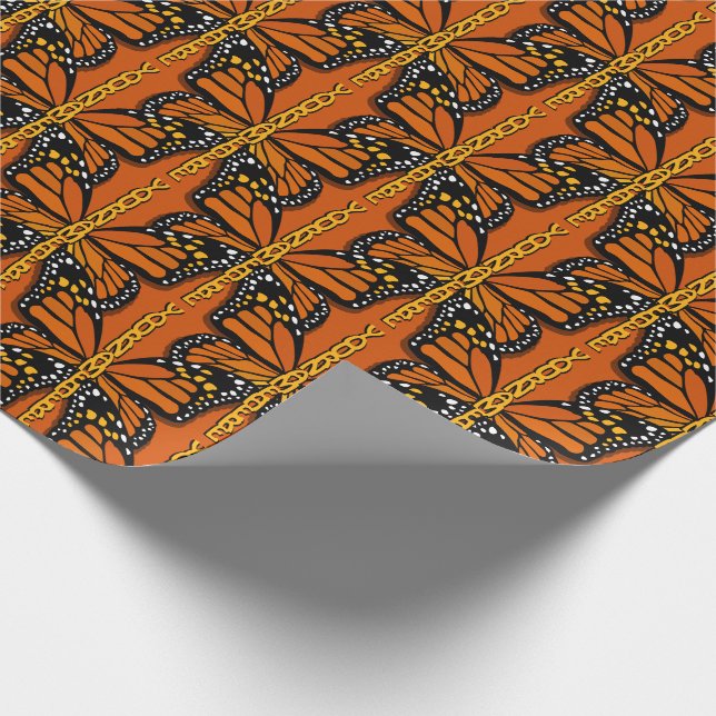 Papel de envolver de mariposas - Papel de regalo p (Esquina)