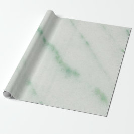 Papel de envolver de mármol blanco y verde