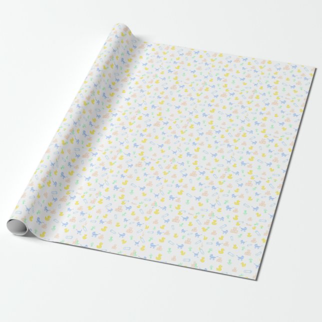 Papel de envolver de niño pequeño (Desenrollado)