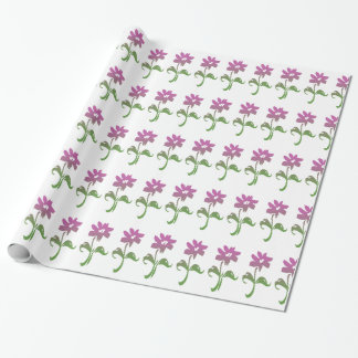 Papel de envolver de regalo de jardín de flores ro