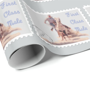 Papel de envolver de regalo de Rodeo occidental de