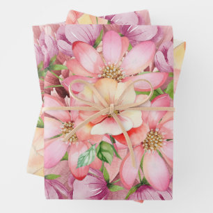Papel de envolver de regalo "Florals de verano de 