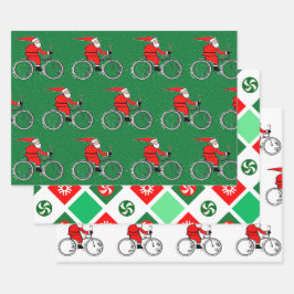 Papel de envolver de regalo para bicicleta en bici