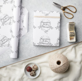 Papel de envolver de regalo para bodas Dragonflies