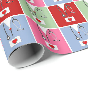 Papel de envolver de regalo para Médica médico o e