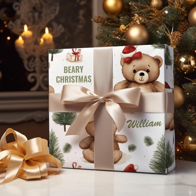 Papel de envolver de Teddy personalizado para Navi (Subido por el creador)