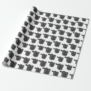 Papel de envolver de vacas simple