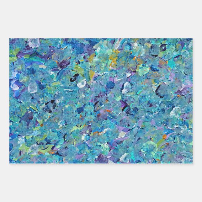 Papel de envolver de vidrio marino de Santorini (Anverso)