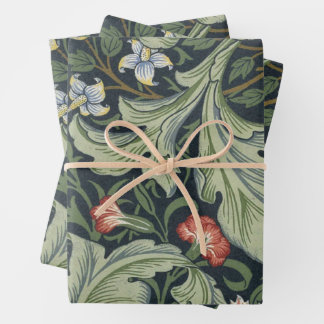Papel de envolver del siglo XIX de William Morris