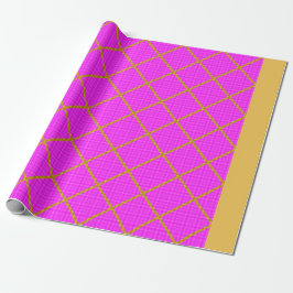 Papel de envolver dorado y morado