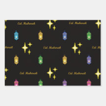Papel de envolver Eid Mubarak