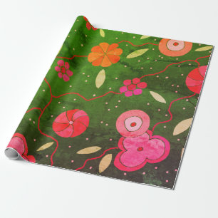 Papel de envolver floral vintage