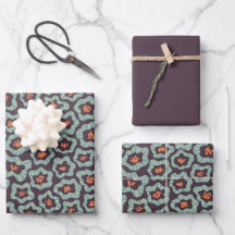 Papel de envolver flores en láminas
