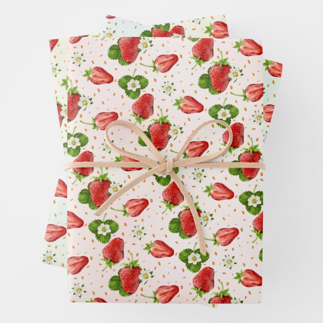 Papel de envolver fruta de fresa (In situ)