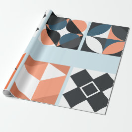 Papel de envolver geométrico, moderno, sencillo, e