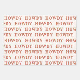 Papel de envolver Hojas del último rodeo de vaquer