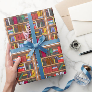 Papel de envolver libros, papel de regalo para lec