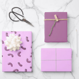 Papel de envolver Macarrones con Queso Hojas Plana