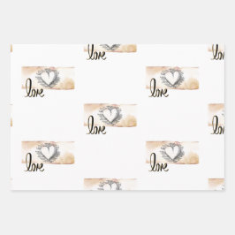 Papel de envolver para bodas para regalos y ducha