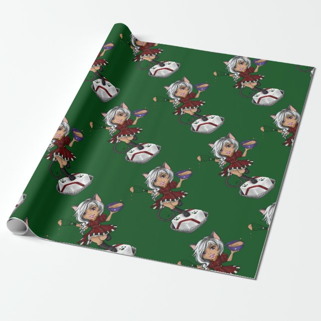 Papel de envolver para gato (Desenrollado)