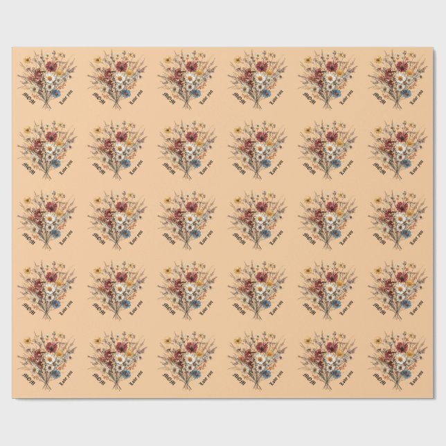 Papel de envolver para mamá (Superficie plana)