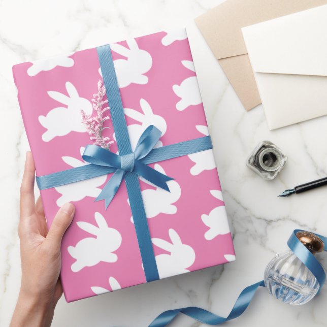 Papel de envolver para regalo de pascua de conejo  (Regalar)
