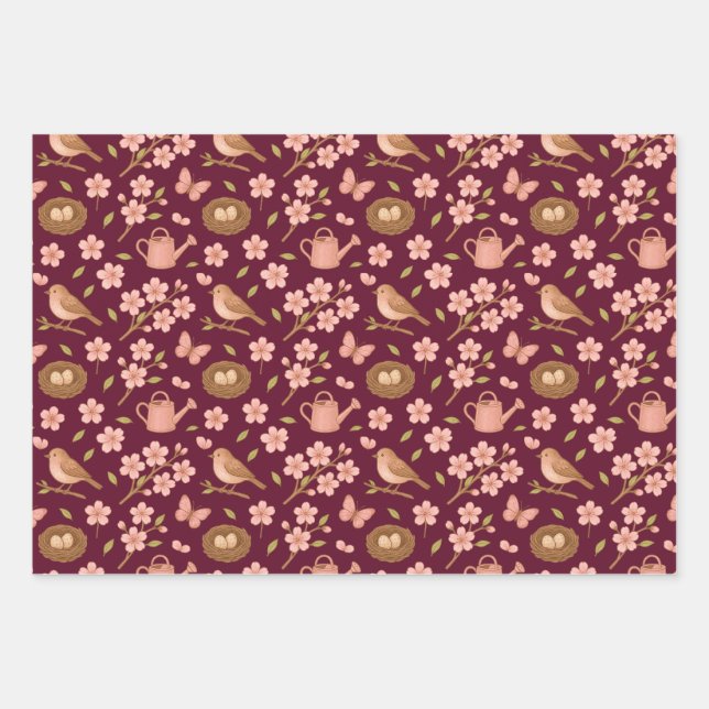 Papel de envolver primavera (Anverso)